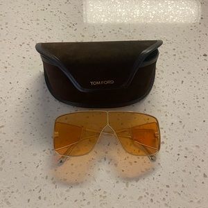 Tom ford orange aviator sunglasses